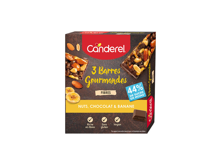 Barres Gourmandes Chocolat et Banane - x3
