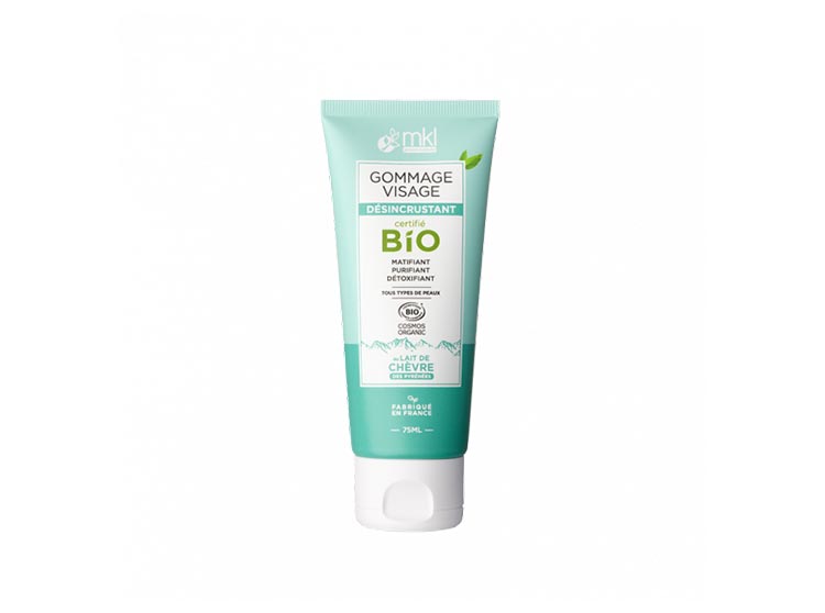 MKL Gommage Visage Désincrustant BIO au Lait de Chèvre - 75ml