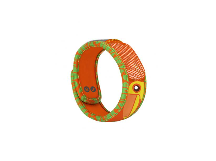 Para'kito Kids Bracelet anti-moustique + 2 recharges - Bracelet Orange