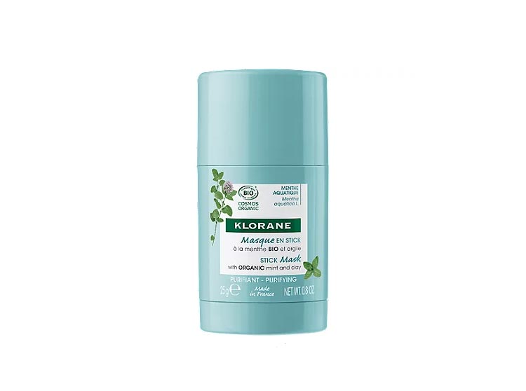 Klorane Masque en Stick à la Menthe Aquatique BIO - 25g