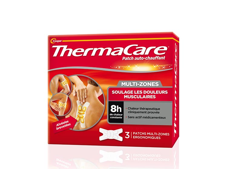 ThermaCare Patch auto-chauffant Multi-Zones - 3 Patchs