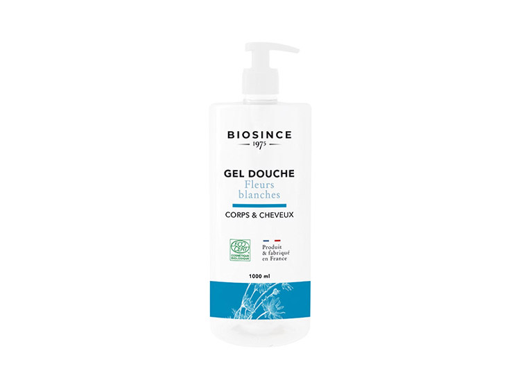Gravier Biosince 1975 Gel douche Fleurs blanches BIO - 1L