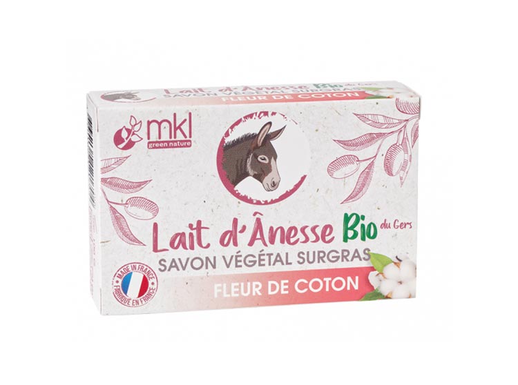 MKL Savon Lait d'ânesse BIO Fleur de Coton - 100g