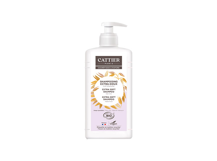 Cattier shampooing extra doux usage quotidien BIO - 1L