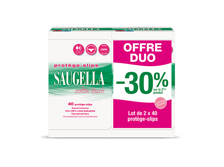 Cotton Touch Protège-slips - 2x40 protèges-slips