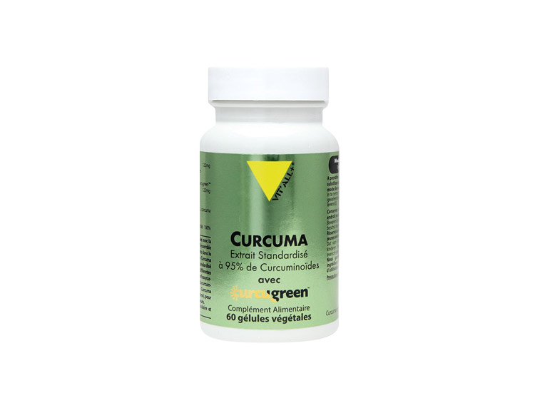 Vit'all+ Curcuma 250mg Extrait Standardisé - 60 gélules végétales