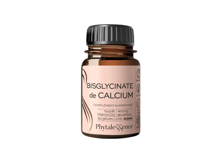 Phytalessence Bisglycinate de Calcium - 60 gélules