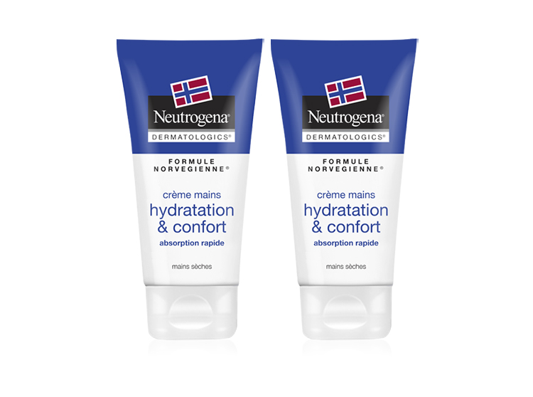 Neutrogena Crème mains Hydratation & confort - 2x75 ml