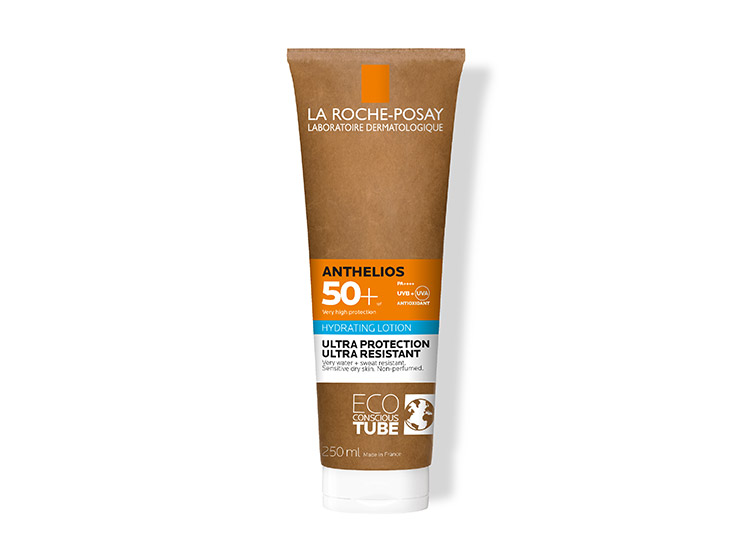 La Roche-Posay Anthelios Crème solaire en Lait hydratant Corps Sans parfum SPF50+ Tube eco-responsable - 250ml