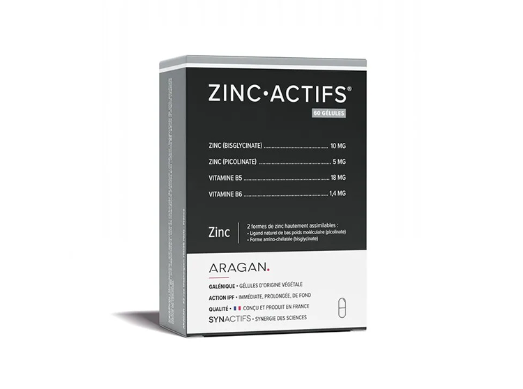 SynActifs Zinc Actifs - 60 gélules