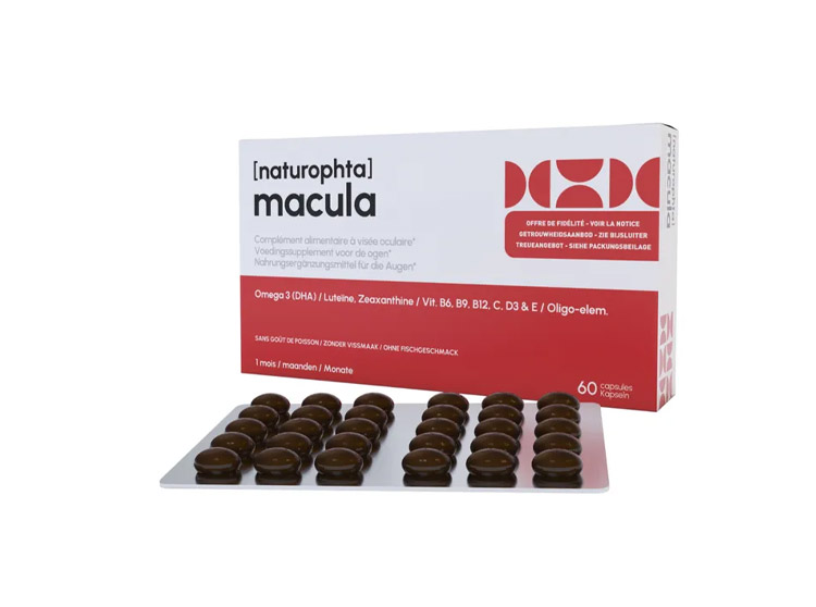 Naturophta Macula Complément alimentaire à Visée Oculaire - 60 capsules