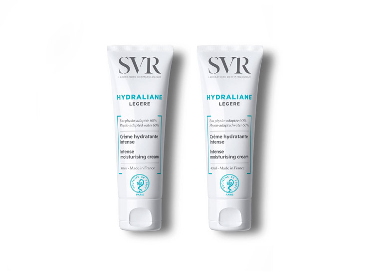 SVR Hydraliane Légère Crème hydratante intense - 2x40ml
