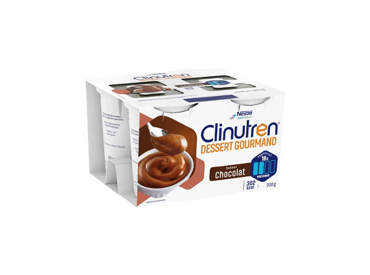 Clinutren Dessert Gourmand goût chocolat - 4 x 200g