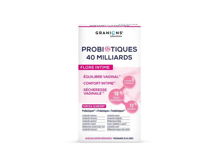 Probiotiques Flore Intime - 40 gélules