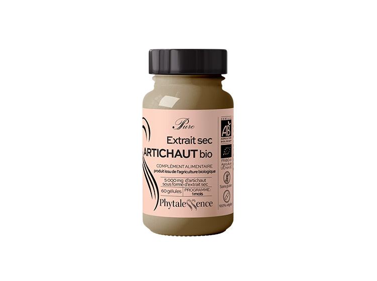 Phytalessence Pure Extrait sec d'Artichaut BIO - 60 gélules