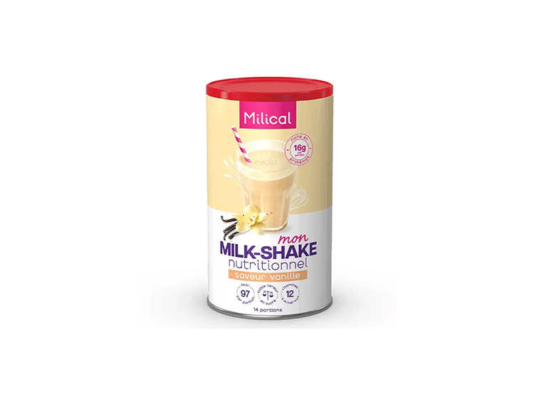 Milkshake Nutritionnel Hyperprotéiné Vanille - 14 portions