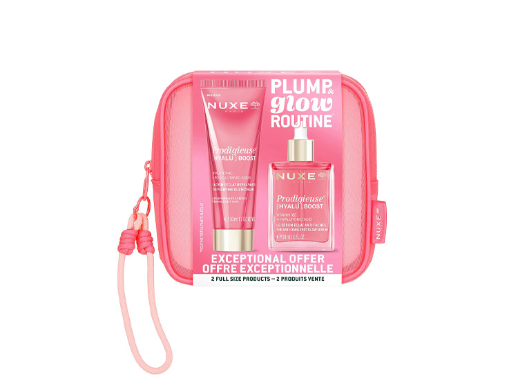 Plump & Glow Routine Prodigieuse Hyalu-Boost Crème + Sérum Eclat - 50+30ml