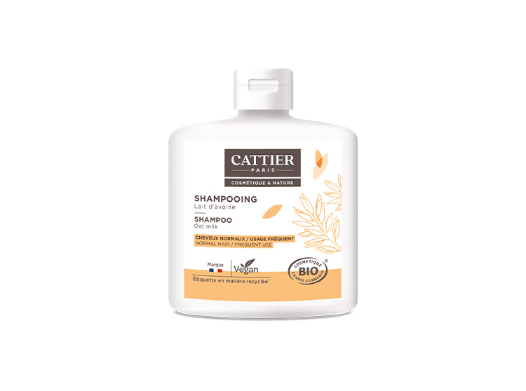 Cattier Shampooing usage fréquent Lait d'avoine BIO - 250ml