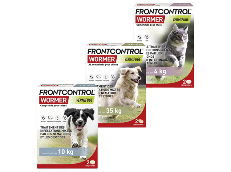 Gamme FrontControl complète pour chiens et chats