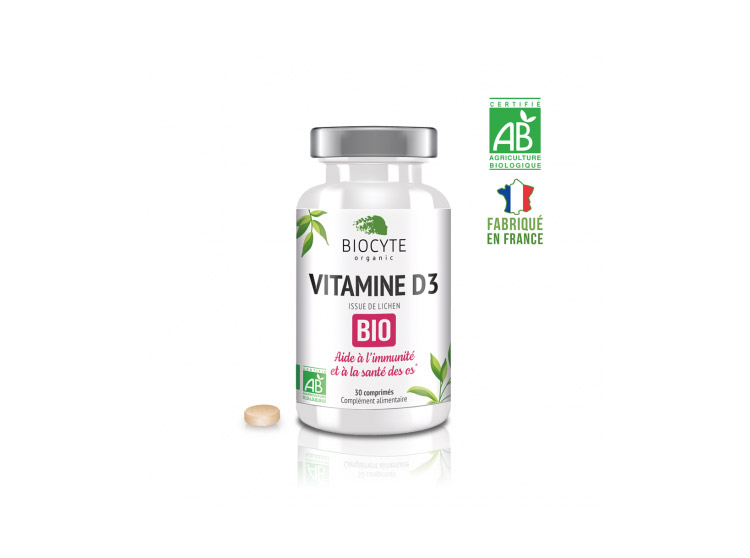 Biocyte Vitamine D3 BIO - 60 comprimés