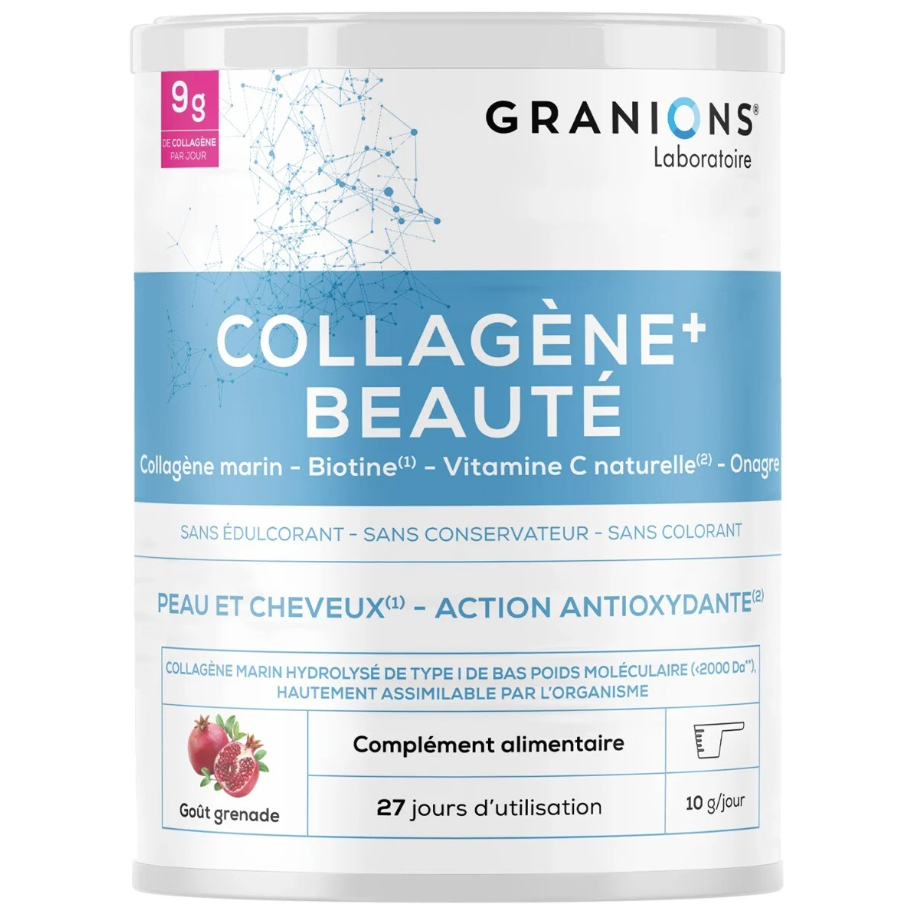 collagen beauté saveur grenade
