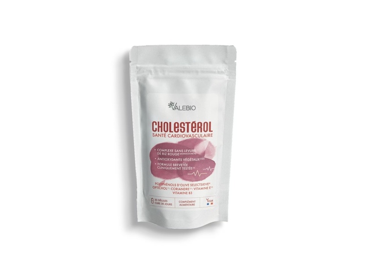Valebio Cholestérol Santé Cardiovasculaire complément alimentaire hydroxytyrosol et coriandre - 30 gélules