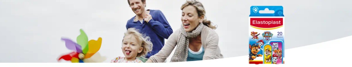 Bannière pansements pour enfants La Pat Patrouille de Elastoplast