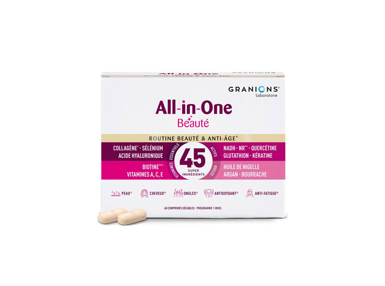 All In One Beauté et Anti-Age - 60 comprimés