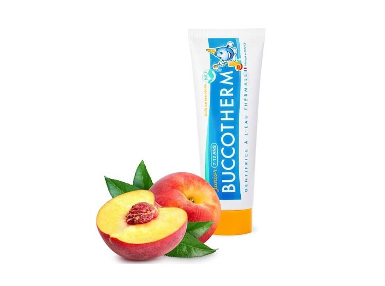 Buccotherm Dentrifice Junior 7-12 ans Ice Tea Pêche BIO - 50 ml