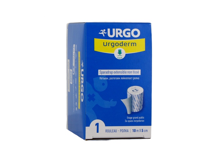 Urgo Urgoderm Sparadrap extensible non tissé hypoallergénique - 5cm x 10m
