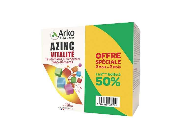 Azinc Vitalité - 120 gélules