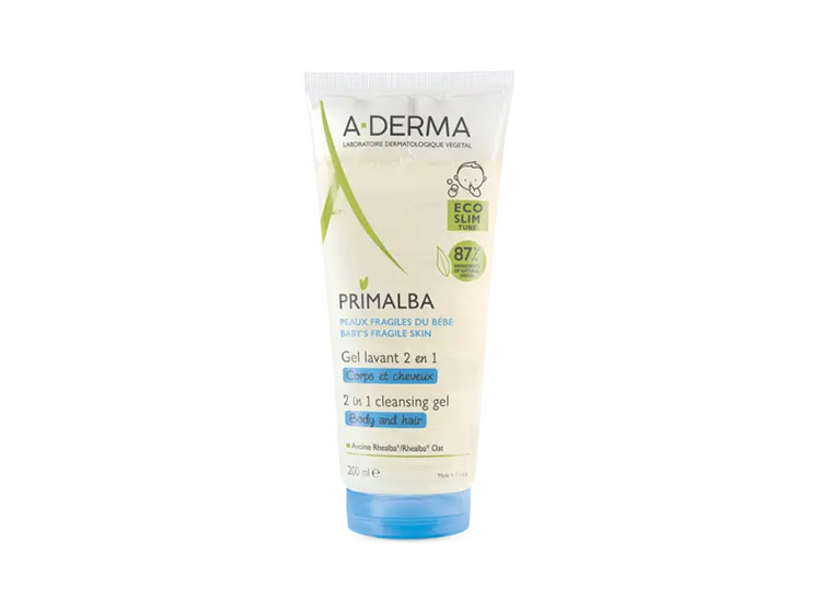 A-Derma Primalba Gel Lavant 2en1 corps et cheveux - 200 ml