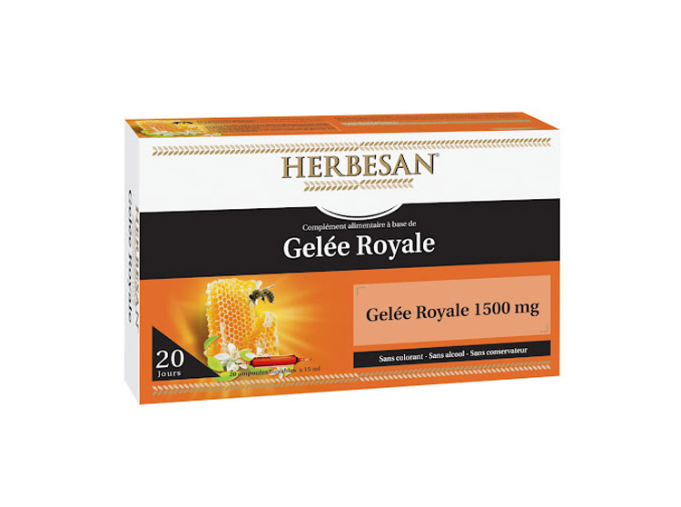 Herbesan Gelée Royale 1500 mg - 20 ampoules