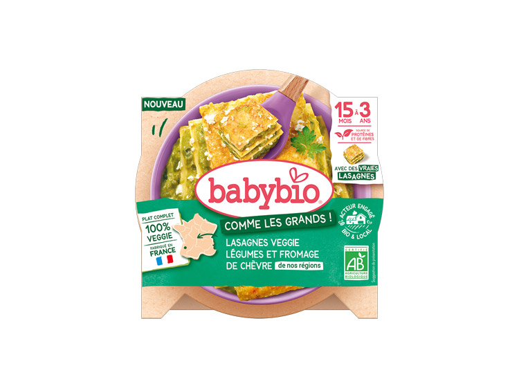 Lasagne Veggie Légumes et Fromage de Chèvre - 200g