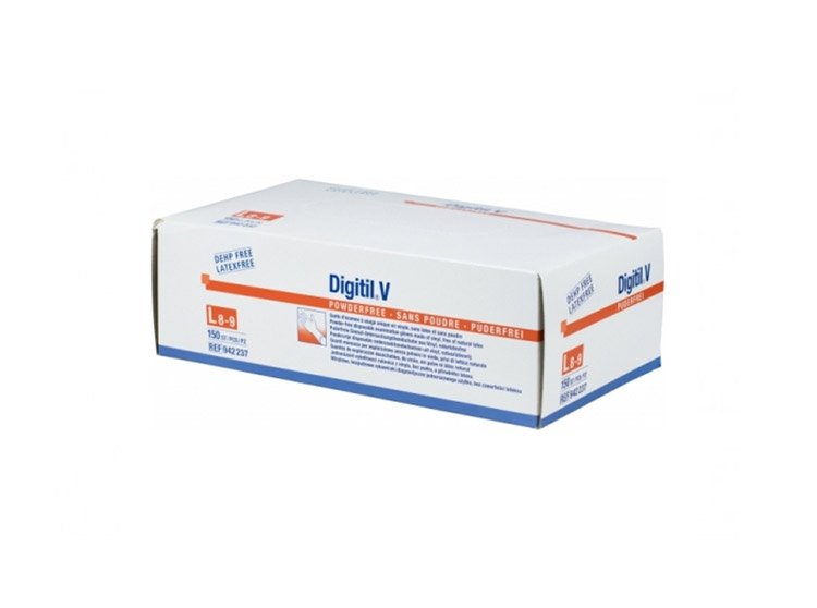 Digitil V Gants d'examen vinyle Taille L - 150 gants