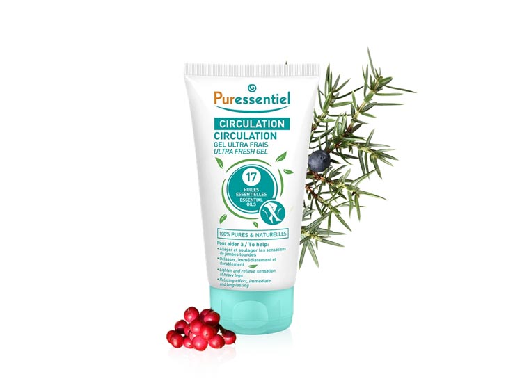 Puressentiel Gel Ultra-Frais Circulation aux 17 Huiles Essentielles - 125 ml