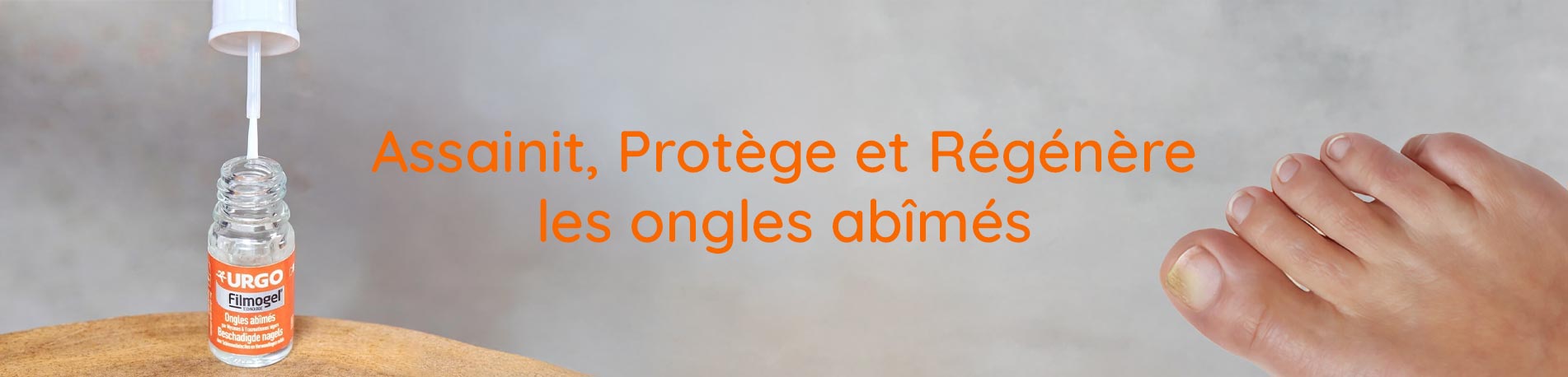 Bannière URGO Filmogel Ongles Abimés