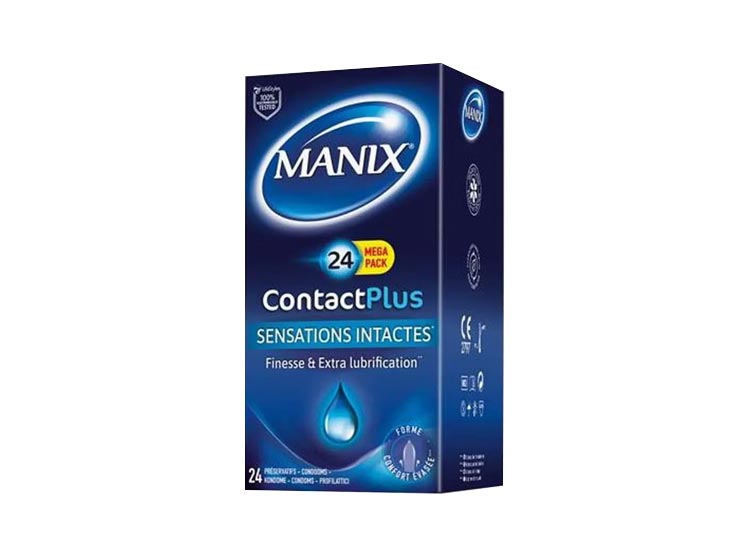 Manix Contact Plus - 24 préservatifs