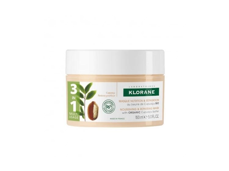 Klorane Masque Réparation 3 en 1 au Cupuaçu BIO - 150ml