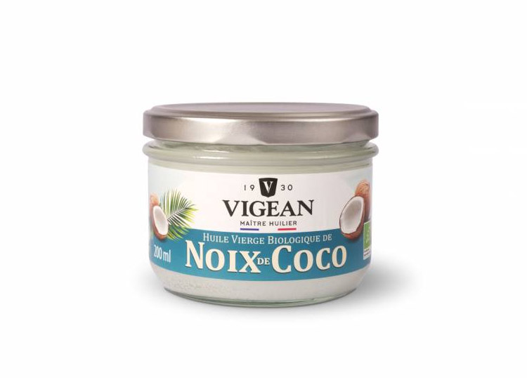 Huile Vierge Biologique de Noix de Coco - 200ml