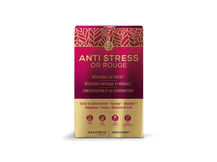 Granions Anti-stress Or Rouge - 15 comprimés