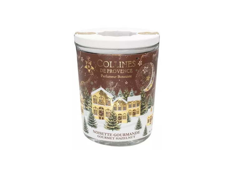 Bougie Parfumée de Noël Noisette Gourmande - 180g