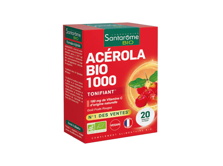 Santarome Acérola 1000 BIO - 20 comprimés