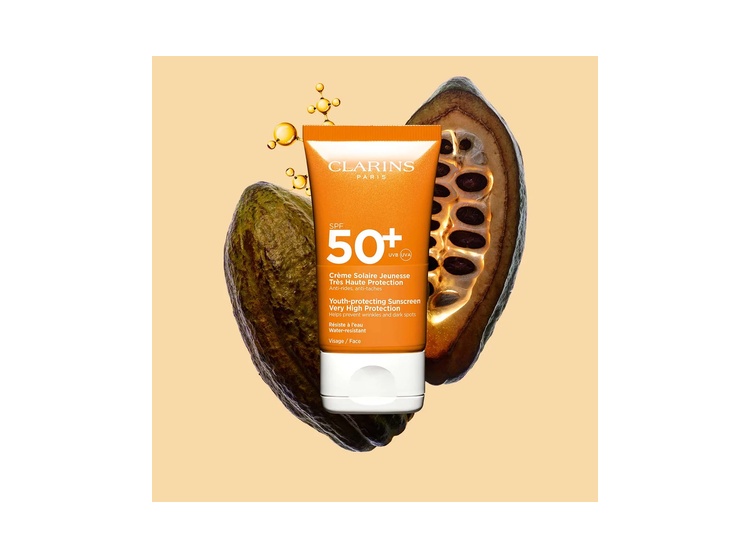 Clarins Crème solaire visage SPF 50+ UVA/UVB - 50ml