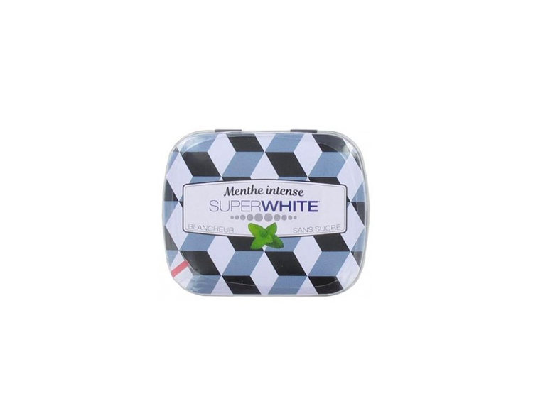 Superwhite Menthe intense - 50 pastilles