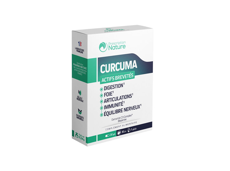 Prescription Nature Curcuma - 30 gélules
