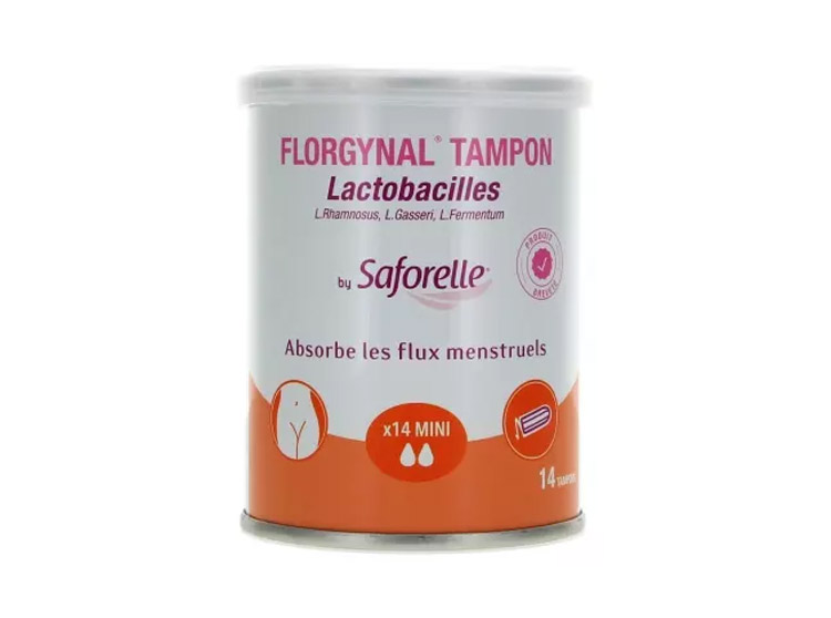 Florgynal Tampon Sans Applicateur Mini - 14 tampons