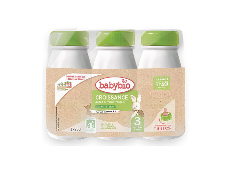 Babybio Croissance liquide BIO - 6x25ml