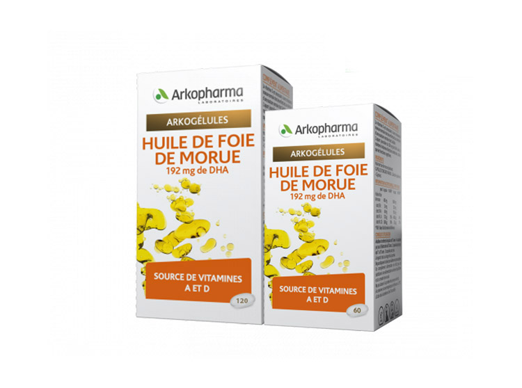 Arkopharma Arkogélules Huile de foie de morue - 220 capsules + 60 capsules OFFERTES