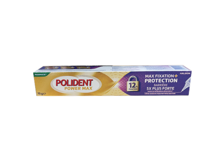 Polident Power max Fixation + Protection - 70g
